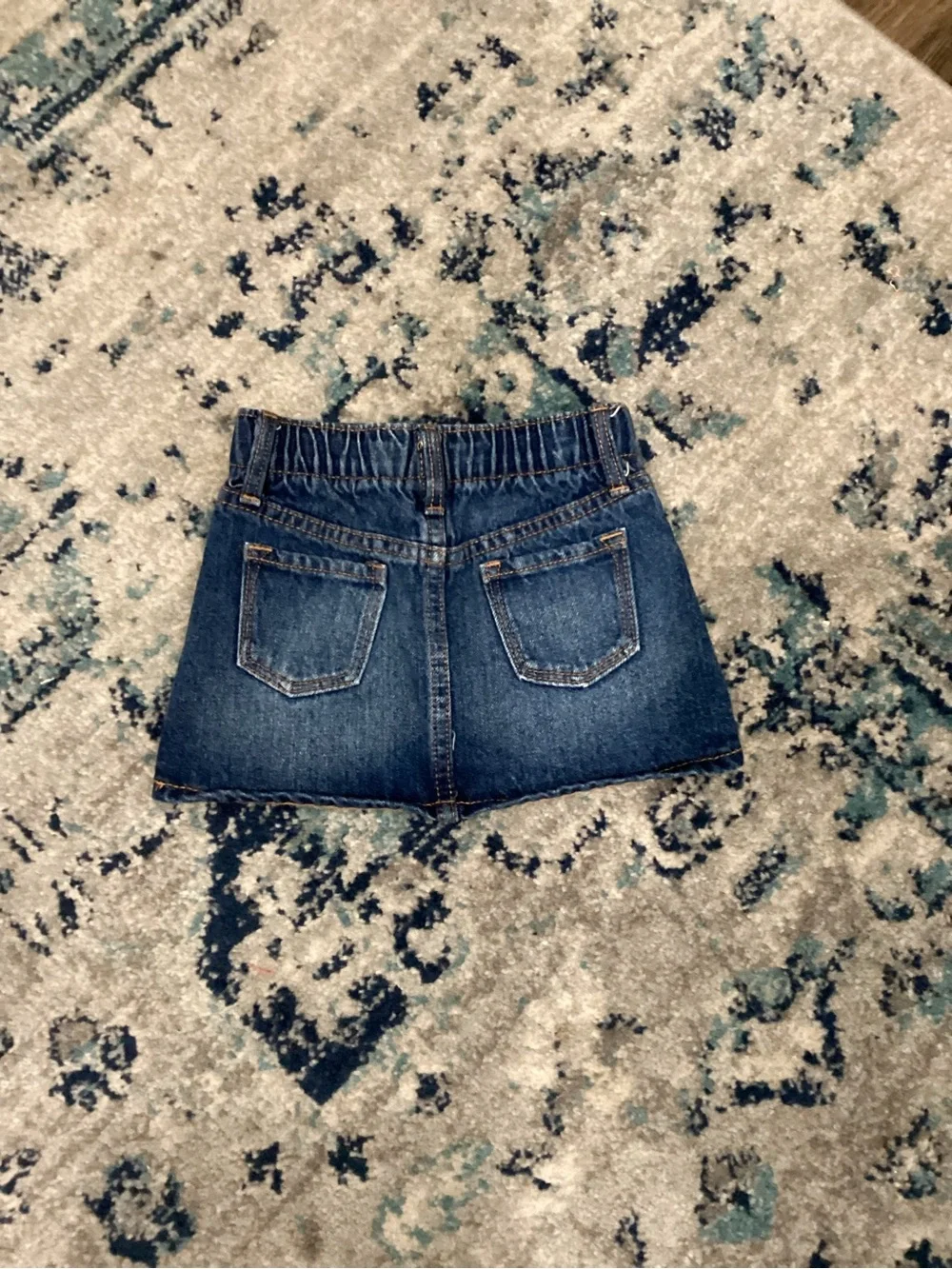 Old Navy Dark Blue Denim Girls' Mini Skirt